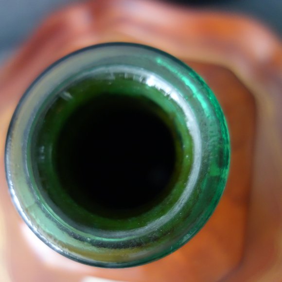 Vintage Genuine Calf Leather Wrapped Decanter and Tray Made in Italy - Picture 8 of 14